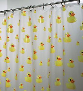 EVA Vinyl Shower Curtain   Rubber Ducky