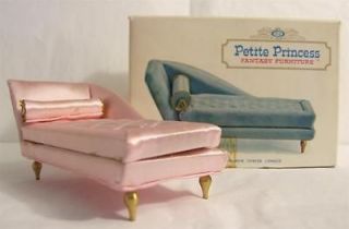 Vintage Petite Princess Dollhouse Boudoir Chaise Lounge 4408 Vintage