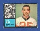 1962 Topps # 24 Ron Bull   SHORT PRINT   Chicago Bears   EX