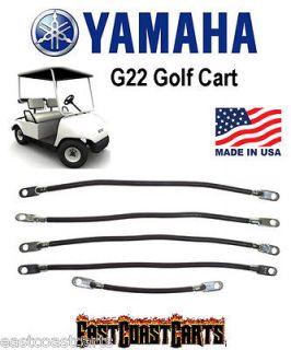 Yamaha G22 Golf Cart #2 Gauge Battery Cable Set