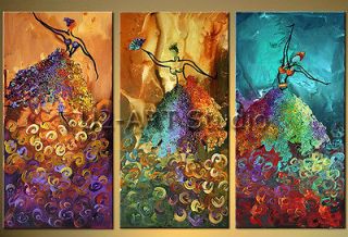 figures oil paintings wall decoration dance painting for bedroom