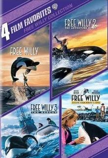FREE WILLY COLLECTION 4 FILM FAVORITES [DVD BOXSET]   NEW DVD BOXSET