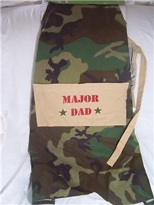 Daddy & Me Matching CAMO Green Bib Apron SET~NEW