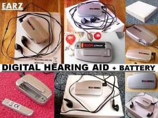 BELL + HOWELL sonic EARZ Hearing AID Digital Voice & Sound AMPLIFIER