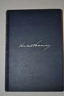 SIGNED*THE ORDEAL OF WOODROW WILSON BY HERBERT HOOVER 1ST ED 4TH