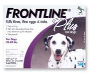 Newly listed FRONTLINE PLUS for dogs 45 88lbs 3 pack THANK YOU