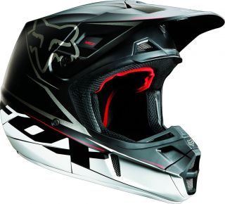 Fox Racing 2013 V2 Matte Black Helmet MX/ATV/Mtn Bike/Motocross /Off