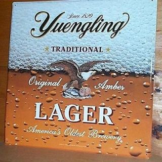 YUENGLING BREWERY 16x16 BEER PUB METAL SIGN TIN NEW RARE