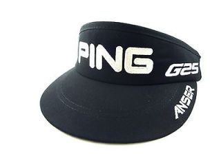 Ping Bubba Watson G25/Anser Tour High Crown Black Adjustable Visor/Hat