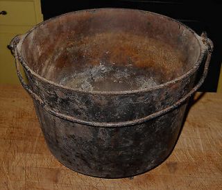 Vintage Cast Iron Number 8 Bean Pot Good Condition Gate Marked