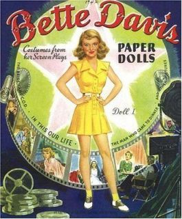 Bette Davis Paper Dolls Costumes from Her Screen Plays Taliadoros