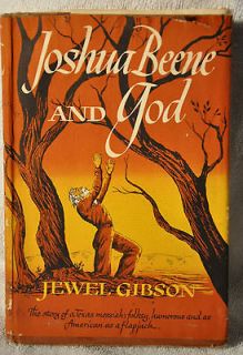 Vintage 1946 Book Joshua Beene and God, Jewel Gibson w/Jacket
