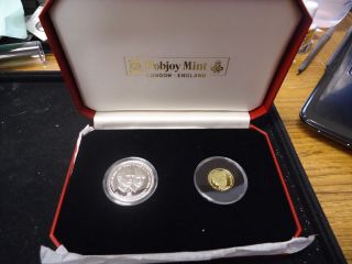 Princess Diana 1981 Isle of Man Crown & 1991 Gibralter Crown Proofs by