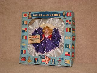 Dolls of all Lands Dutch Doll 8 Good Condition Original Box A & H
