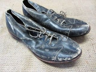 Leather Baseball Shoes Old Antique Football Cleats Sports Ball 7299