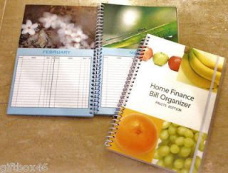 Home Finance Bill Organizer & Planner ~ Choose from 4 different styles