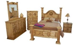 Big Sky Bedroom Set   Rustic   Western   Real Wood Furniture   Free S