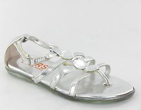NEW Michael Kors Christina Gladiator Sandals Silver Jewel $39.99
