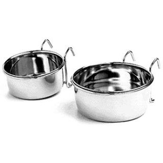 Kennel Cup for dogs & pets   Stainless Steel Hanging Kennel Cup