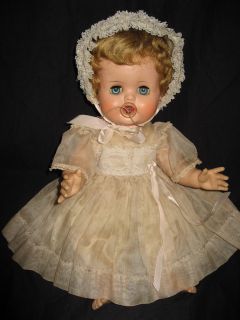 Vintage 18 Madame Alexander Kathy Doll with Sleep Eyes Tagged Dress