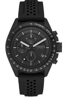 men s black fossil decker chronograph watch ch2703 one day