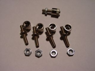 LIONEL T 159 BINDING POST AND 4 T 160 BINDING POST NUTS FOR ZW,KW,RW