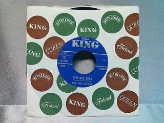 BOB AND LUCILLE THE BIG KISS/EENY MEEN​Y MINEY MOE 45 RECORD RARE
