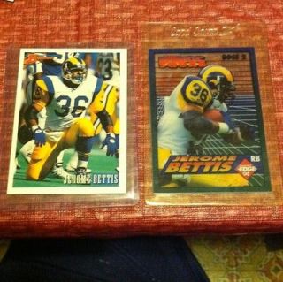 Jerome Bettis RC the busand 1994 Collectors Edge Jerome Bettis