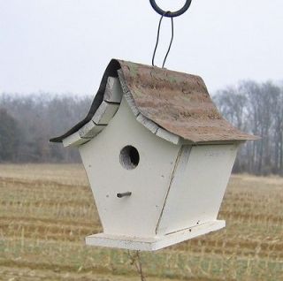Wonderful Chalet Birdhouse   Bird House, Amish Made, New, White