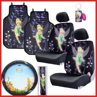 Tinkerbell Car Seat Covers Accessories Set Low Back Mystical Tink
