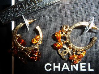 chanel hoop earrings