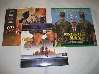 Lot of 3 New Laserdiscs   The Cowboy Way, Renaissance Man & City