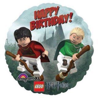 Harry Potter Lego 18 Balloon Mylar Wizard Happy Birthday Party Malfoy