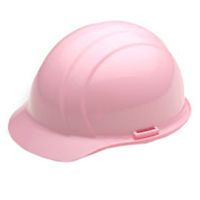 Cap Style Hard Hat, Pink, 4 Pt. Americana Slide Suspension