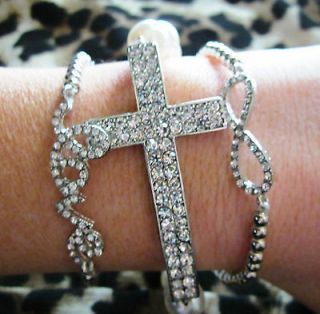 cross pearl bracelet in Bracelets