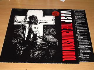 1992 The Crimson Idol LP +INSERT Motley crue ratt blackie lawless wasp