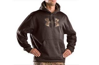 1004429 241 MENS COLD GEAR TACKLE TWILL HOODY HOODIE TIMBER NWT