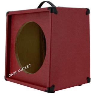 1X12 Extension Guitar Speaker Empty cabinet Mid Night Red Tolex G112SL