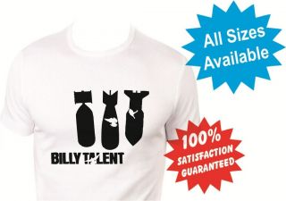 billy talent Mens T Shirt New White Custom Print Tee