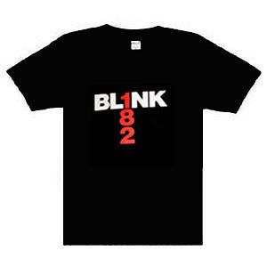 Blink 182 Red Cross music punk rock t shirt BLACK S XL