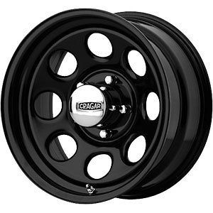 New 16X8 5x114.3 CRAGAR Black Wheels/Rims
