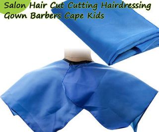 Sky Blue Junior/Kid Size Salon Hair Cutting Hairdressing Gown Barbers