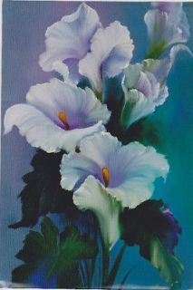 BOB ROSS FLORAL OIL PAINTING ONE DAY WORKSHOP Sat 23rd March 2013