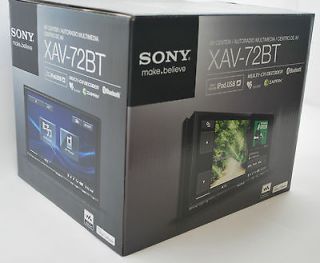 NEW SONY XAV 72BT 7 DOUBLE DIN CAR DVD MP3 RECEIVER BLUETOOTH IPOD