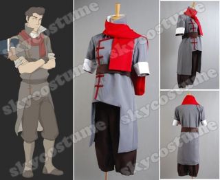 Avatar The Legend of Korra Mako Cosplay Costume Grey Version