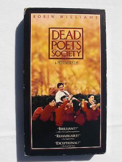 Dead Poets Society VHS Robin Williams Ethan Hawke Robert Sean Leonard