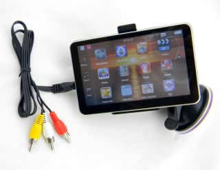 HD GPS Navigator Bluetooth AV in FM Transmitter Flash WinCE6.0
