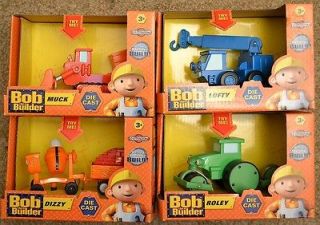TEAMSTERZ BOB THE BUILDER DIZZY LOFTY ROLEY or MUCK DIECAST TOY SOUNDS