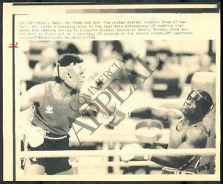 CA PHOTO bdp 205 Riddick Bowe 1988 Summer Olympics Seoul South Korea