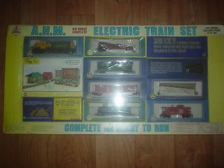 AHM HO ELECTRIC TRAIN SET HO SCALE FACTORY SEALED SUPER GIANT BOX